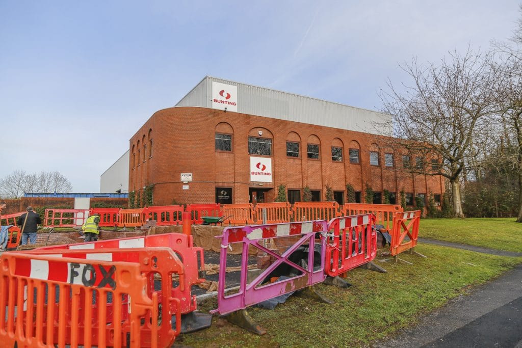 Expanding the Bunting Redditch site