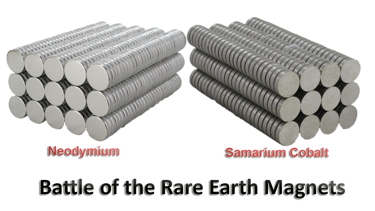 Souvenir Abe Sædvanlig Magnet Comparison: Neodymium and Samarium Cobalt Rare Earth Magnets -  Bunting - Berkhamsted