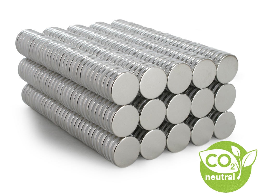 Carbon Neutral Neodymium Magnet Discs