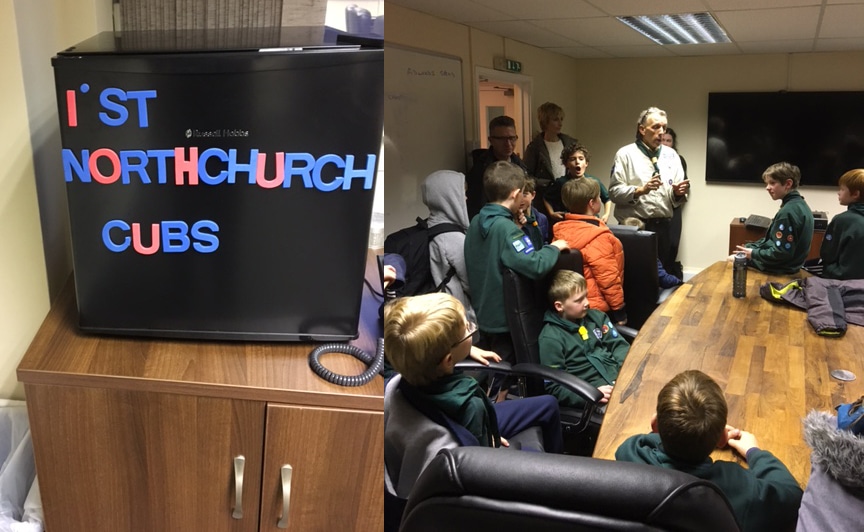 Bunting introduce cubs community group to magnetics